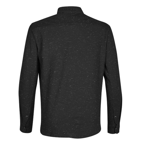 Stormtech SFX-3 Men's Eclipse Snap Front Shirt - Back | Galactic Black