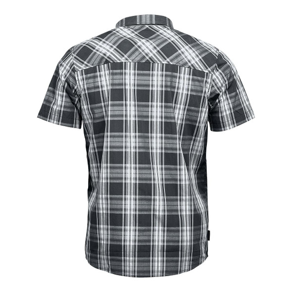 Stormtech SFV-1 Men's Dakota Short Sleeve Shirt - Back | Carbon/ Black