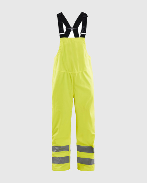 BLAKLADER 1380 Hi-VIs CSA Rain Suspender Pants | Yellow