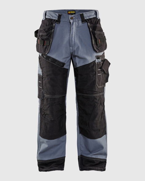 BLAKLADER X1600 Work Pants | Grey/ Black