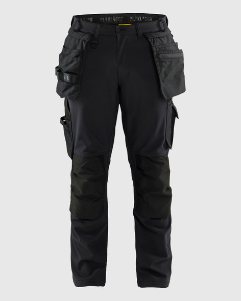BLAKLADER 1615 Torrent Max Softshell Pants | Black