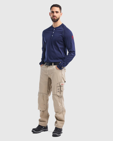 BLAKLADER 1676 FR Pants without Utility Pockets | Stone