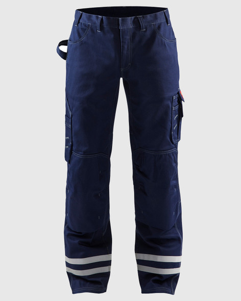 BLAKLADER 1686 FR Visibility Pants | Navy Blue