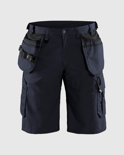 BLACKLADER 1692 Ripstop Long Short with Utility Pockets | Dark Navy Blue