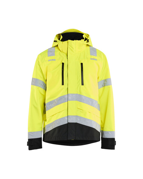 HI-VIS SHELL JACKET Yellow Hi-viz/Black | YELLOW HI-VIZ/BLACK