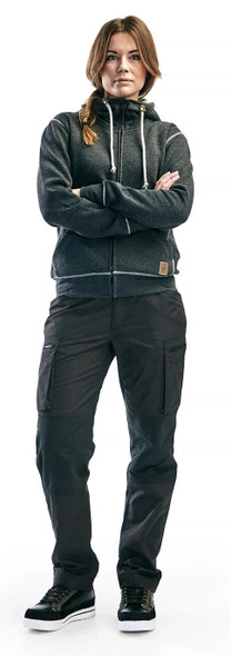 WOMEN'S SERVICE STRETCH PANTS Stone/Black | BLACK