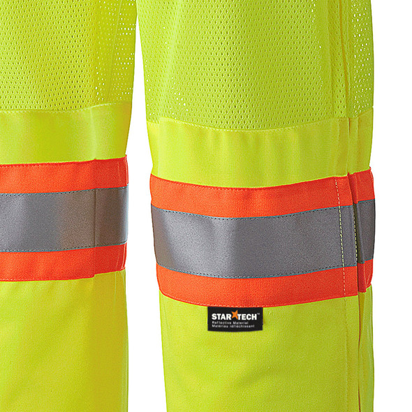 Pioneer 5999P Mesh Leg Panels Traffic Safety Pants - Hi-Viz Yellow/Green | Safetywear.ca