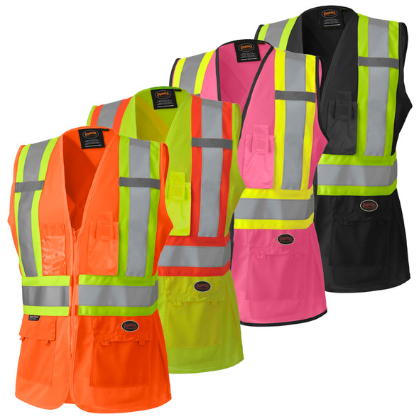 Pioneer 136/139/139PK/139BK Women's Hi-Vis Safety Vest | SafetyWear.ca