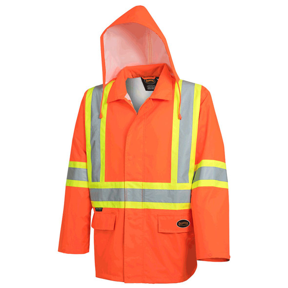 Pioneer 5626 "The Rock" Waterproof Safety Jacket - Hi-Viz Orange | Safetywear.ca