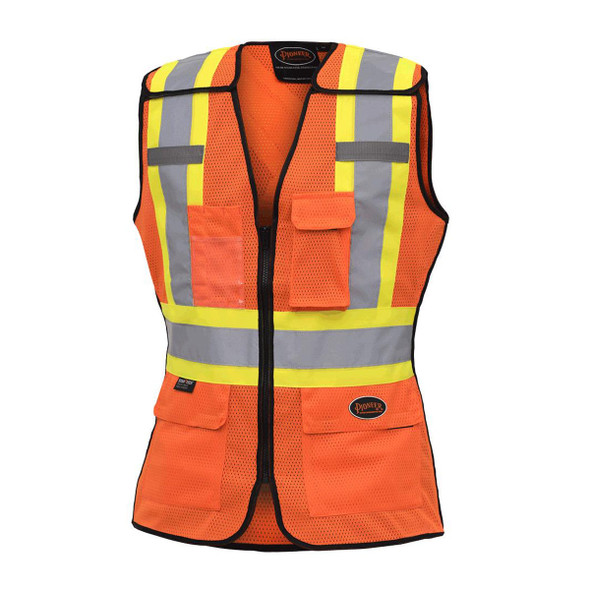 Pioneer 486/489 Women's Tear-Away Hi-Vis Safety Vest | SafetyWear.ca