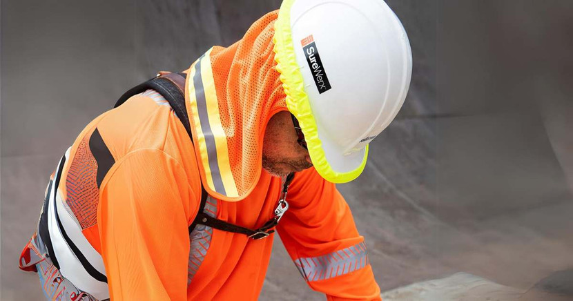 Hard Hat Sun Shades for Safety!