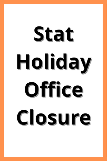 Stat Holiday Office Closure: September 30th 