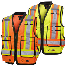 Pioneer 6676/6677 High Denier Surveyor's Hi-Vis Vest