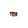 Raw silver rings in 3 finishes, gold plated, oxidized or plain silver