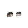 Silver stud earrings|Modern stud earrings|Contemporary 