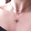 Cross necklace, charm cross, cross charm 