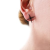 Cross stud earrings 