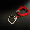 Silver Spiral Heart , heart wholesale jewelry 