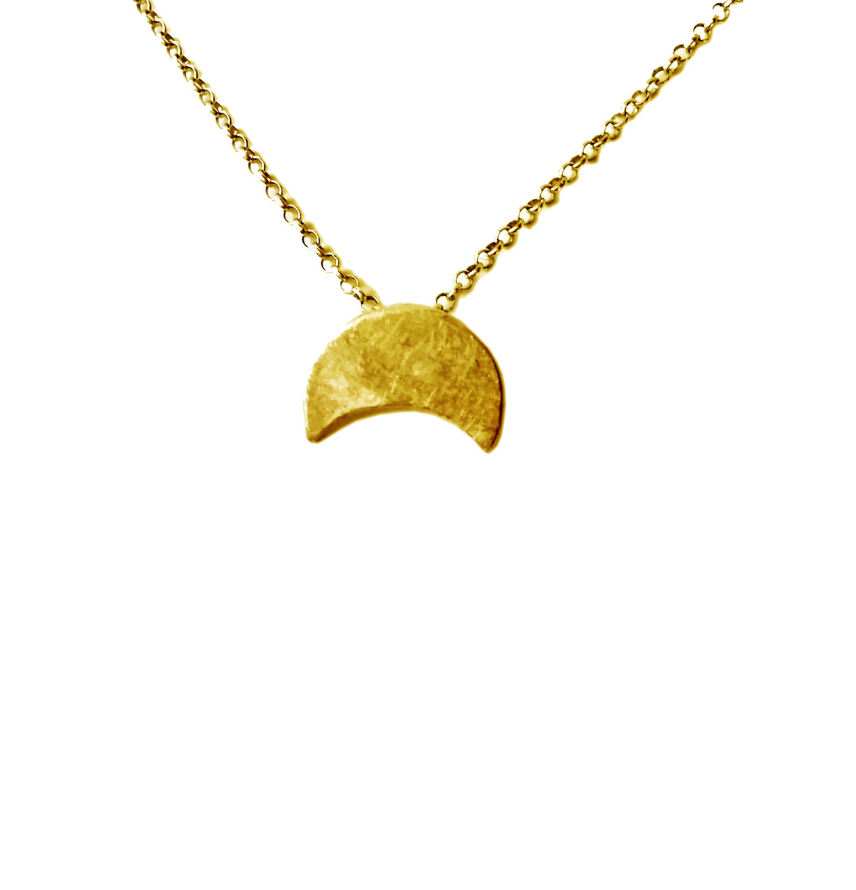 Upside Down Crescent Moon Necklace | Vansweden Jewelers
