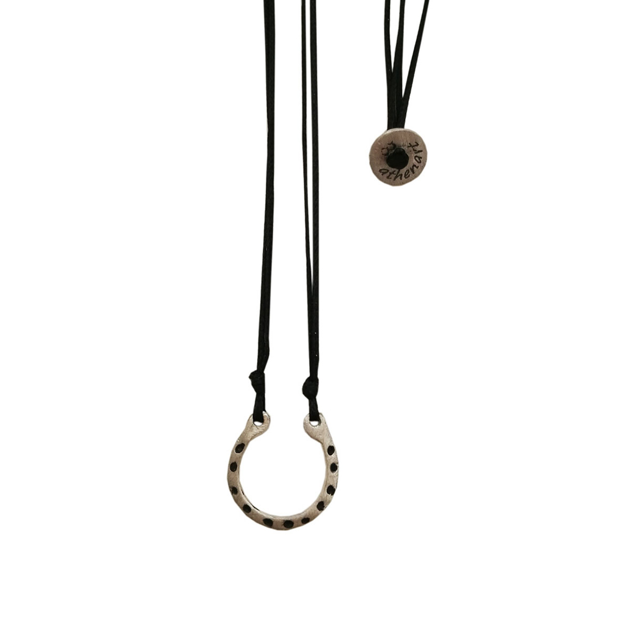 Silver Horseshoe Necklace – Serge DeNimes