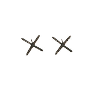 Cross Stud Earrings|Contemporary Earrings|Modern Cross 
