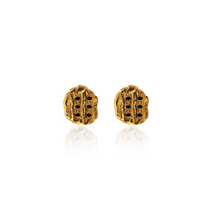 Mini Nugget stud Earrings A Harmonious blend of nature & Style