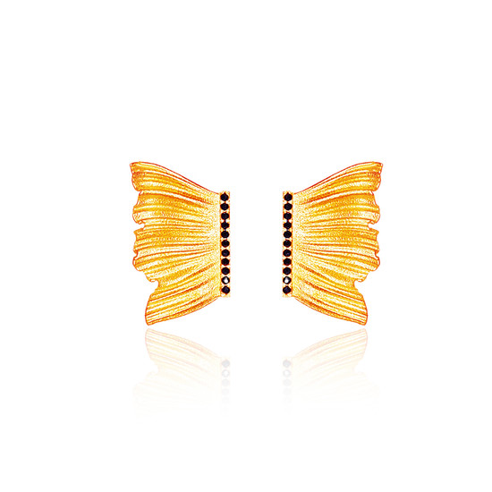 Fustanella Earrings "Butterfly the Rebirth "