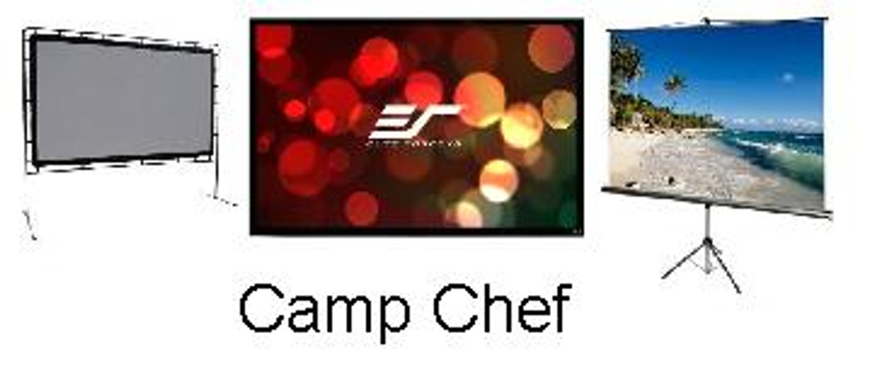 Camp Chef Os120L Fixed Projection Screens 120 In EPriceSource.Com