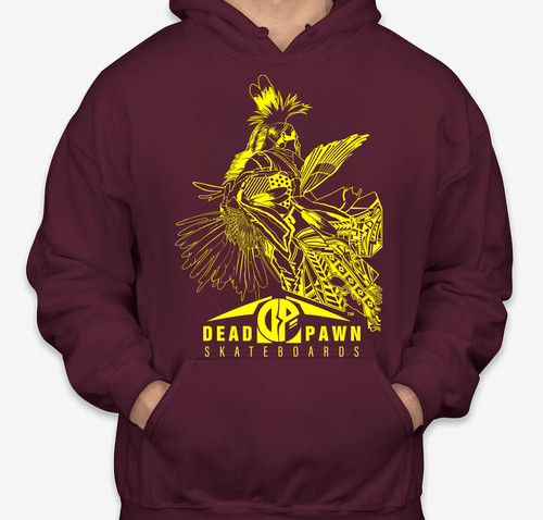 HOODIE "Wisconsin" Burgundy