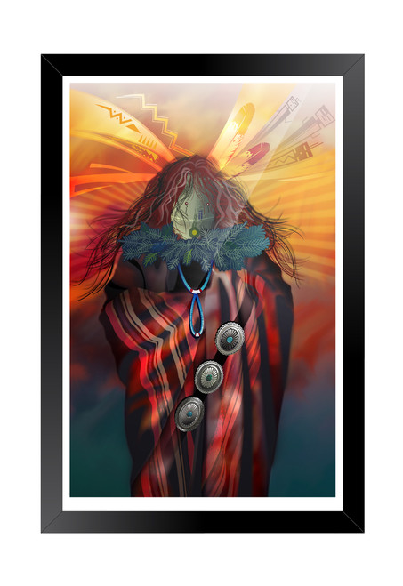 "Releasing of the Blessings" Custom Black Frame/Glass (In-store pickup only)