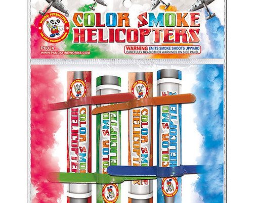 Color Smoke Helicopters