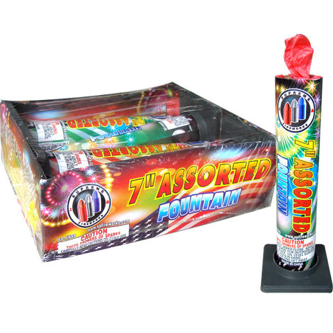 7" Assorted Fountain