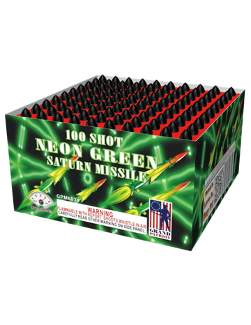 100s Neon Green Saturn Missile Battery