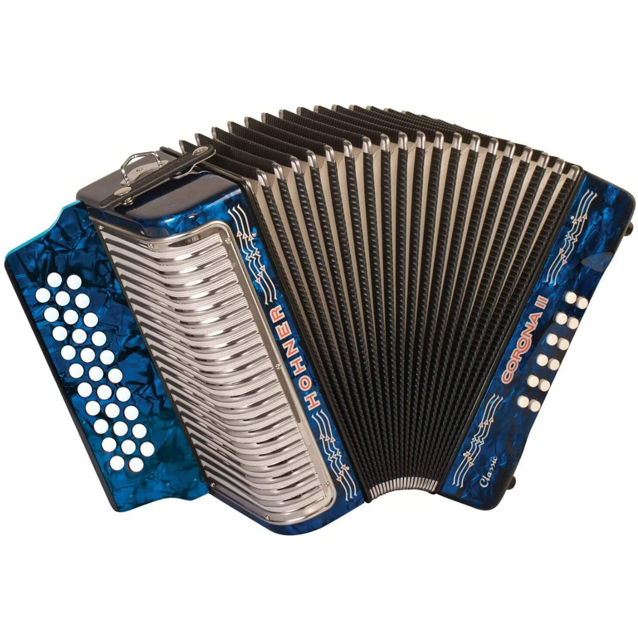 Hohner Corona II Classic Diatonic Button Accordion - Ted Brown