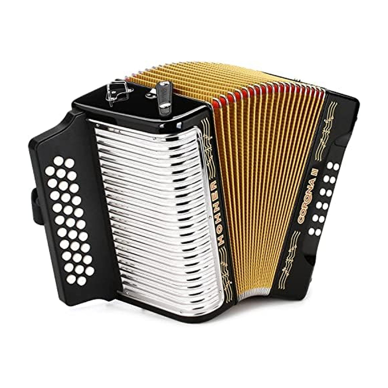Hohner Corona II Diatonic Button Accordion - Ted Brown Music Company