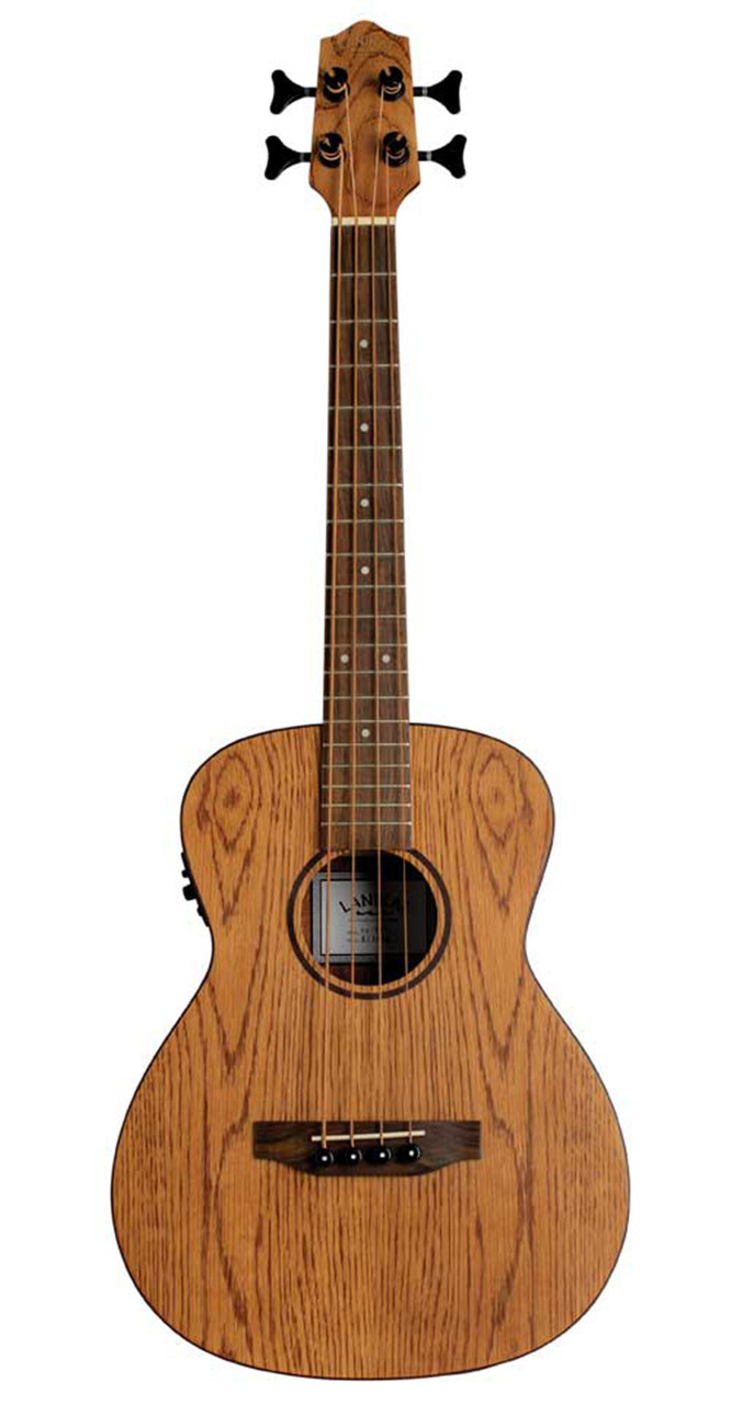 Lanikai OA-EBU Oak Ukulele with Electronics - Bass - Ted Brown