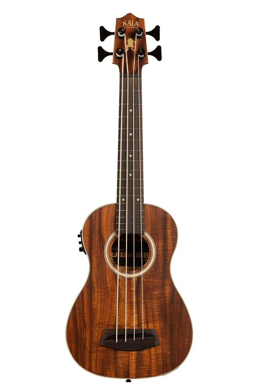Kala Solid Hawaiian Koa Top Acoustic-Electric U-BASS - UBASS-KOA