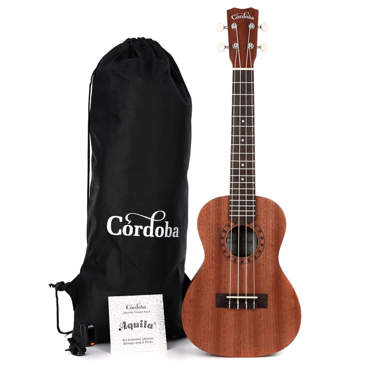 Ukulélé Concert Cordoba UP100 Pack Acajou Complet Avec Accessoires