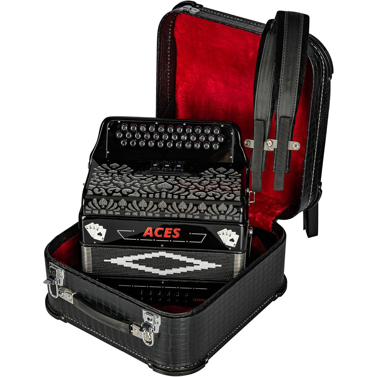 Hohner Hohnica Aces II Diatonic Button Accordion - Ted Brown Music
