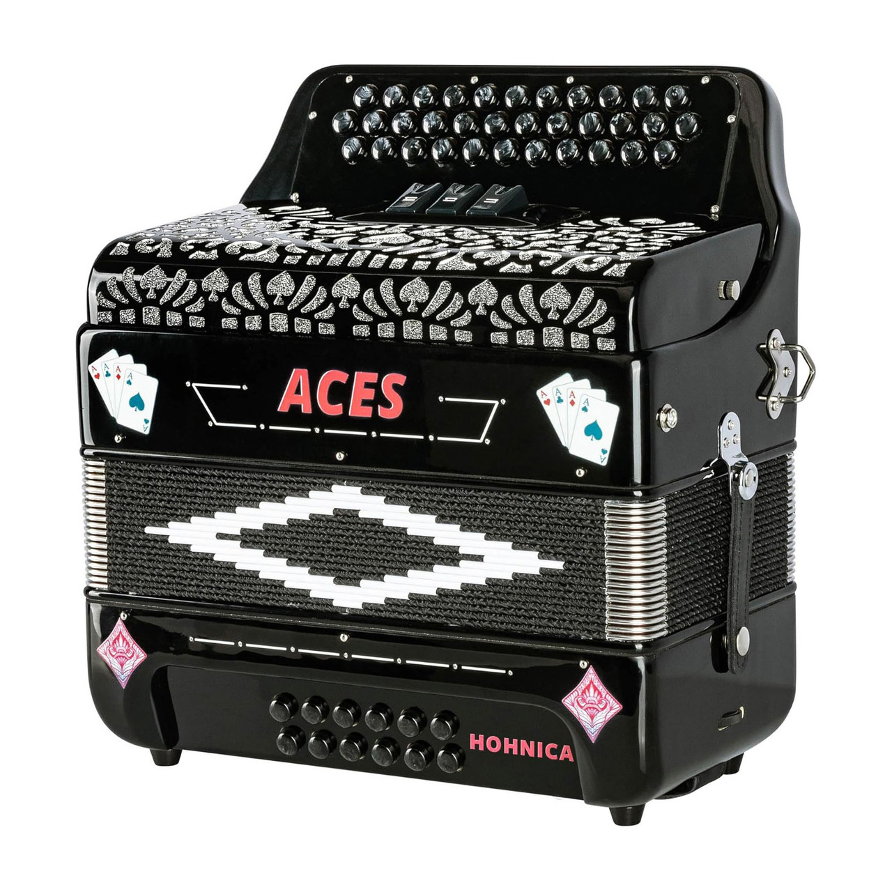 Hohner Hohnica Aces II Diatonic Button Accordion - Ted Brown Music