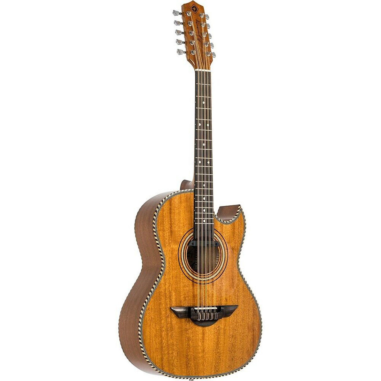 H. Jimenez LBQ1ENM El Estandar Acoustic-Electric Bajo Quinto - Ted