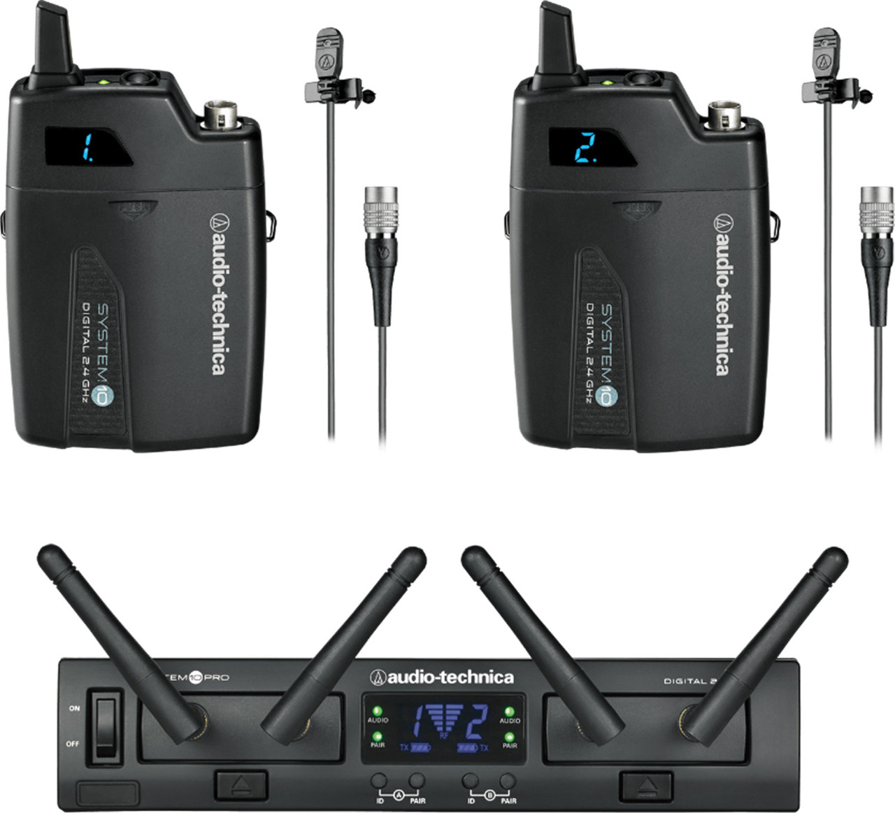 Audio-Technica ATW-1311/L System 10 PRO Wireless Dual Lavalier
