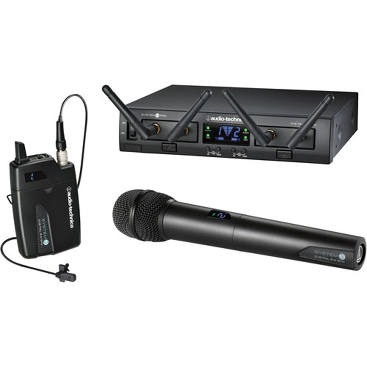 Audio Technica Wireless badypack System Hirose 4ピンコネクタ用デュアルEarBeigeヘッドセットマイク Audio-Technica ATW-3211 3000 Series Bodypack Wireless Microphone System  with No Mic (EE1: 530 to 590 MHz)