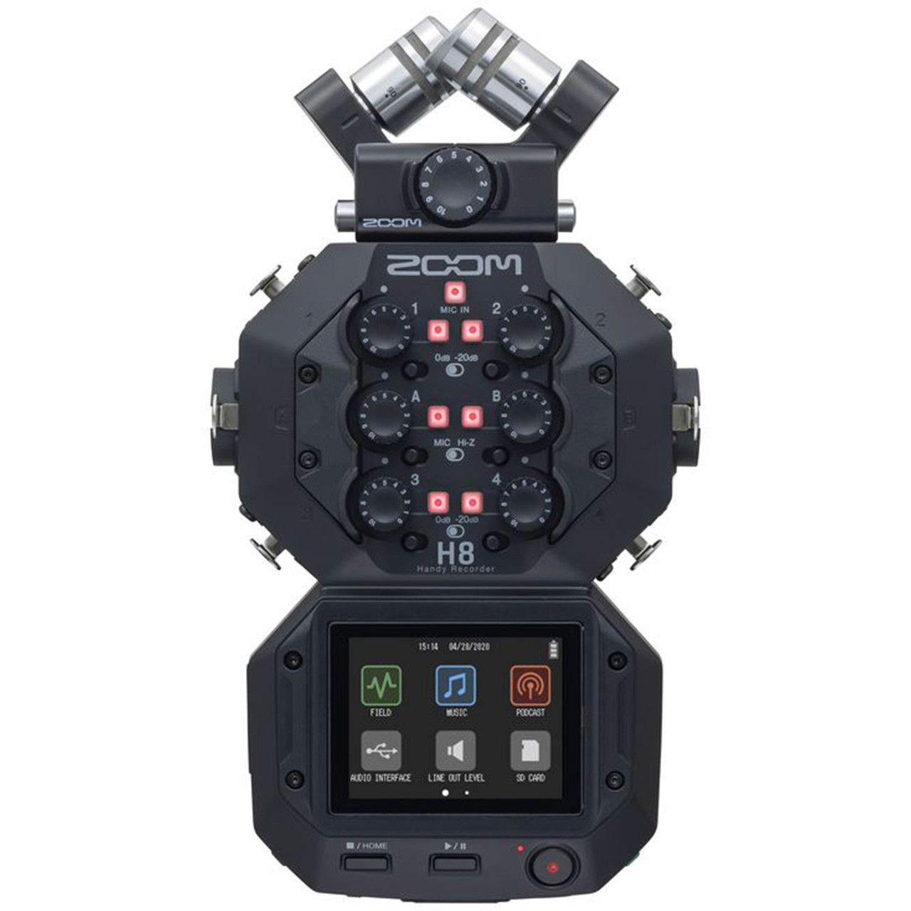 Zoom H8 8-Input 12-Track Portable Handy Recorder - Ted Brown Music