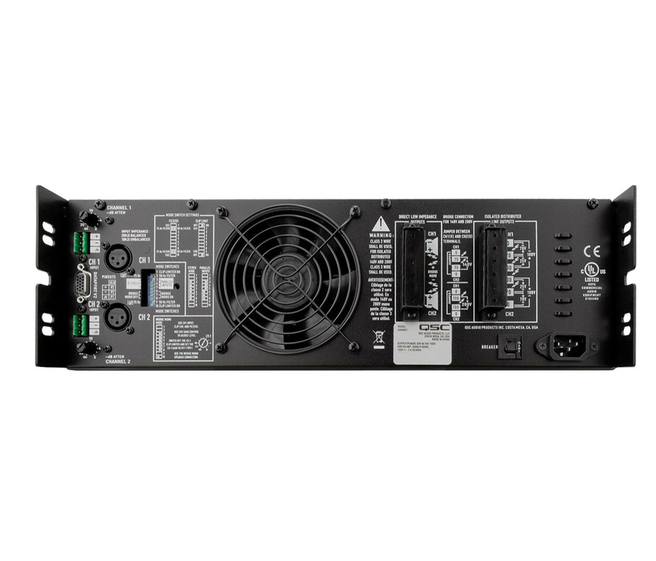 QSC ISA300Ti 300W 2-channel 70V/100V Power Amplifier - Ted Brown 