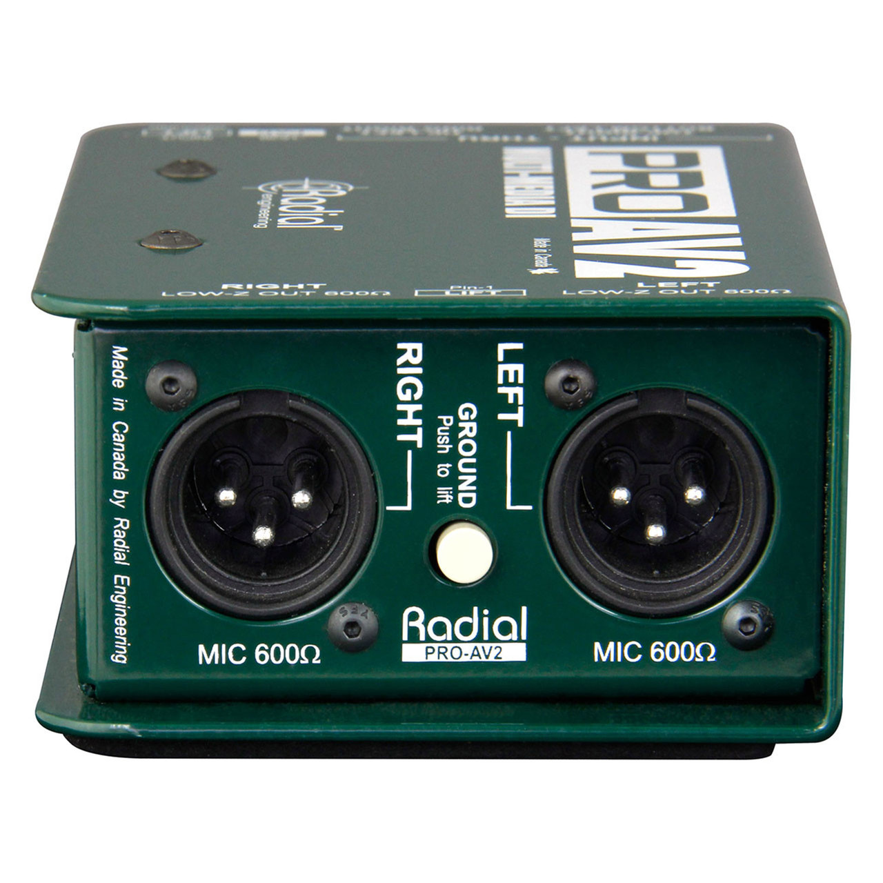 Radial ProAV2 2-channel Passive A/V Direct Box - Ted Brown Music