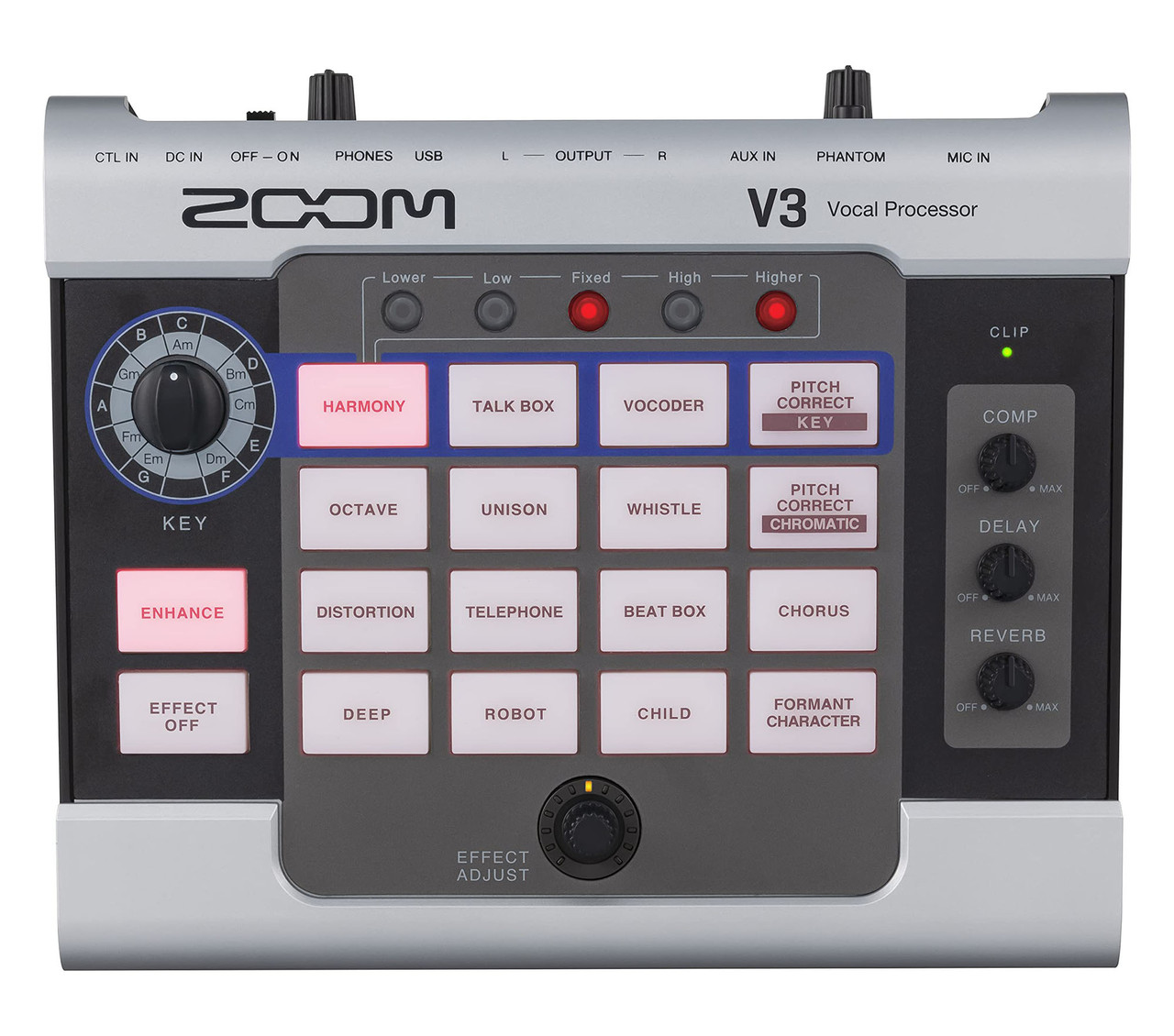 DTM・DAW Zoom V3 Vocal Processor Zoom V3 Multi-effects Vocal Processor - Ted Brown Music Company