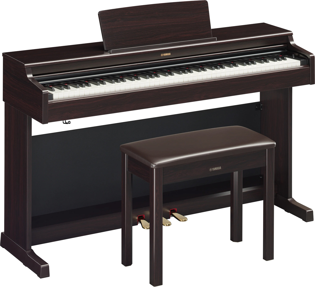 Yamaha Arius YDP-165 88-Key Digital Home Piano with Bench - Dark