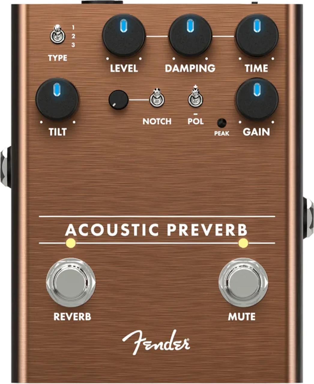 アコースティックプリバーブ Fender Preverb Acoustic Effect Pedal - Ted Brown Music Company