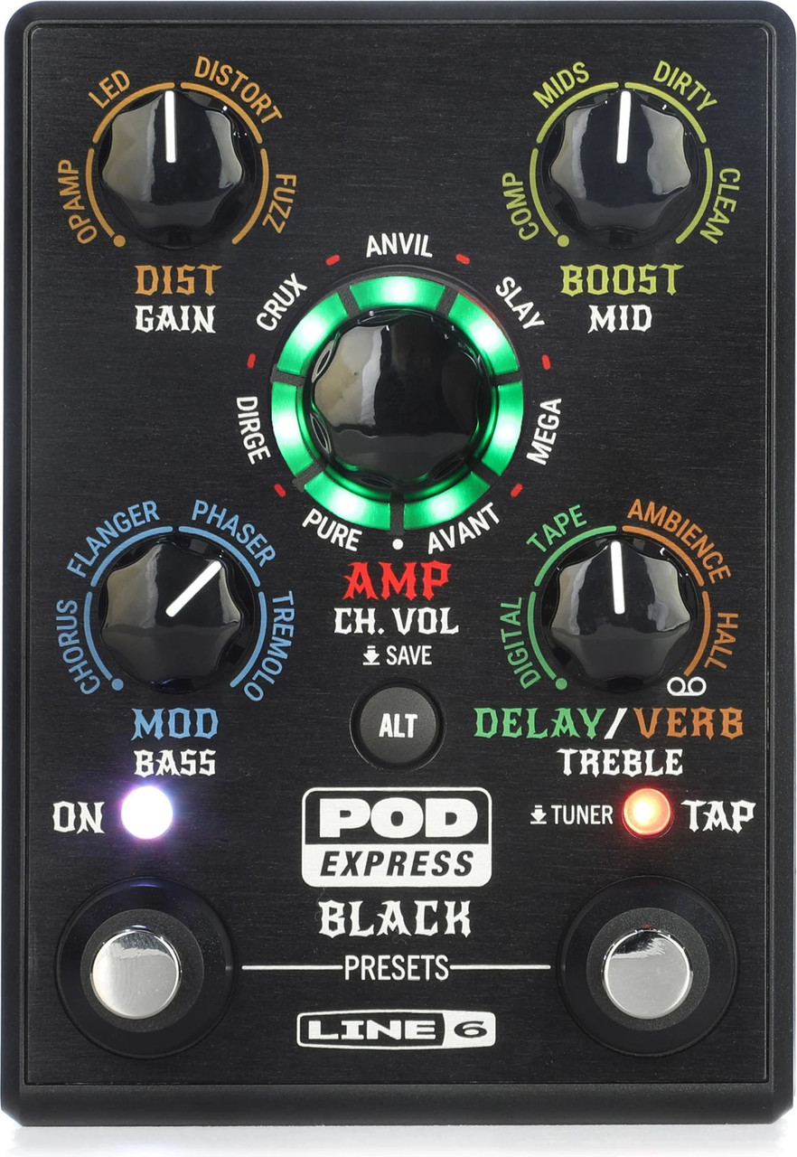 【美品】Line6 POD Express Black Line 6 POD Express Black - Portable Guitar Amplifier & Multi